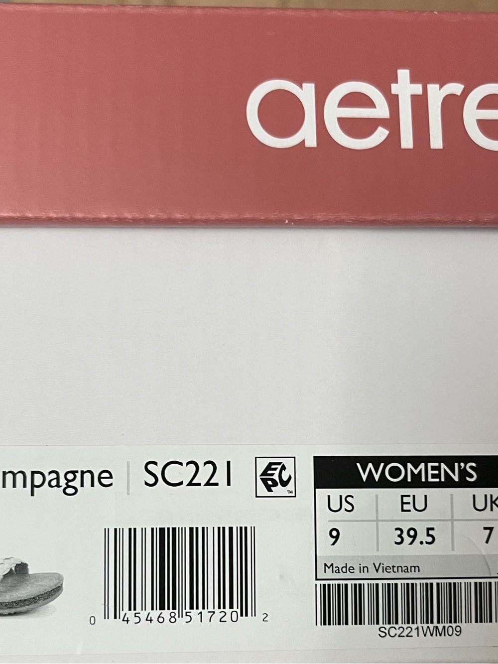 NWT Aetrex Josie Braided Triple-Strap Adjustable Size 9 Champagne Women Sandals - Picture 9 of 9